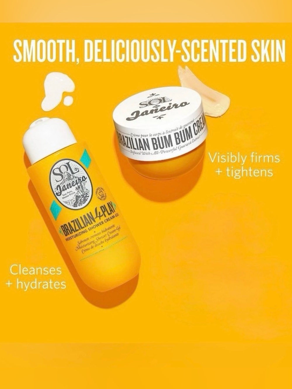 NEW SOL de JANEIRO | Brazilian Bum Bum 2pc Set~Bum Bum Cream & Shower Gel